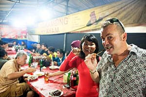 denpasar night food tour testimonial from tripadvisor